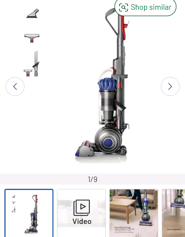 upright vacuum UP22 ALLERGY 